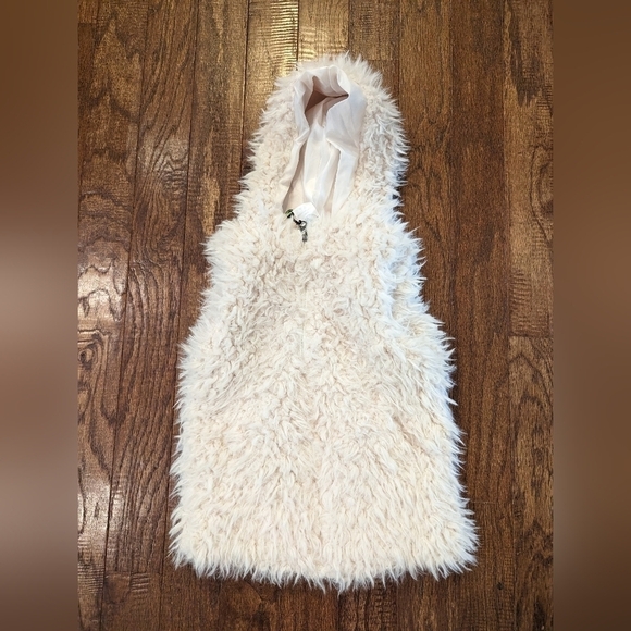 Limeapple Sherpa Vest, cream girls Size 6 - Picture 3 of 8